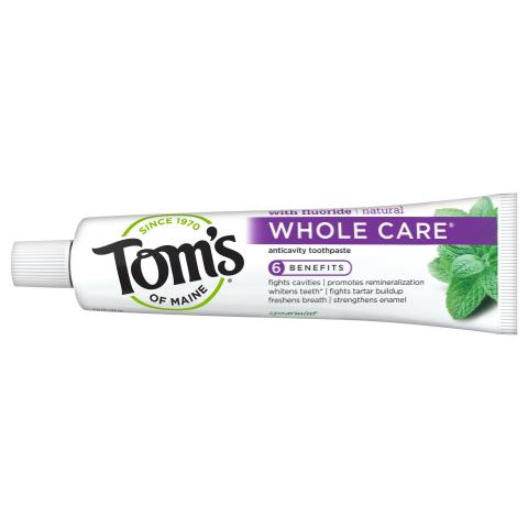 Tom's of Maine Whole Care Toothpaste Spearmint 4.0oz product image